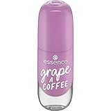 essence gel nail colour, Nagellack, Nr. 44, Violett, langanhaltend, Expressergebnis, schnelltrocknend, glänzend, acetonfrei, vegan, ohne Mikroplastikpartikel, ohne Konservierungsstoffe, 1er Pack (8ml)