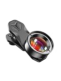 APEXEL Professionelles Makro-Fotoobjektiv für Dual-Objektiv/Einzelobjektiv, iPhone, Pixel, Samsung Galaxy Smartphones