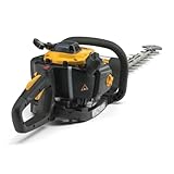 STIGA Benzin-Heckenschere HT 525, Leichter 22,5ccm Motor, 650W, 60cm Dual Action-Klingen, Grau/Gelb