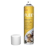 Livisto Flee Umgebungsspray | 400 ml | Für Haushalte mit Haustieren | Pestizidfreies Spray gegen Flöhe, Milben und Allergene | Sicher für Kinder, Tiere und Pflanzen | Bis zu 9 Wochen Schutz