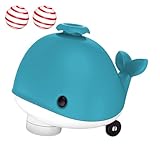 Generisch Whale Floating Ball, Electric Pet Toy, Cute Balancing Blower, Musical Rolling Fan for Cats Kittens Interactive Playtime Cooling and Indoor Entertainment Supplies, 5.63x4.06x4.72 In