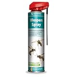 HOTREGA Wespen Spray Repellent 600 ml | Effektive Wespenabwehr mit Geraniol für Haus, Garten, Dach, Balkon und Terrasse | Langanhaltende Wirkung