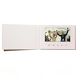 VOICEGIFT Programmierbares HD-Videobuch - Grußkarte inklusive Audio- und Videorecorder für Hochzeit, Verlobung, Weihnachten, Jahrestag, Geburtstag mit 8 GB Speicher