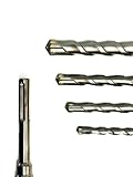 Professionelle SDS-MAX Bohrer Set: Ø10-40mm, Längen 600-1000mm - Hochleistungsbohrer für Beton, Stein, Fliesen - für Profis & Heimwerker - NUR für SDS-Max Aufnahmen!!! (Ø 16mm, 1000mm)