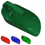 netproshop Stabile Futterschaufel mit Innengriff - robust & hygienisch für Pferdefutter - leicht zu reinigen, Farbe:Dunkelgruen