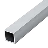 thyssenkrupp Vierkantrohr Alu 40 x 20 x 2 mm in 2450 mm Länge | Rechteckrohr Aluminium | EN AW-6060