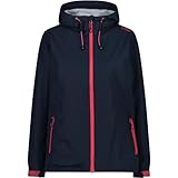 CMP - Damenjacke mit fester Kapuze, Schwarz Blau, S