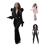 Generisch Skianzug Damen Einteiler Warme Schneeanzug Winter Skioverall Verdicken Größere Größe Skianzüge Schnee Skifahren Sätze Jumpsuit Langer Overall Mit Kapuze Reißverschluss Outdoor Wandern