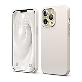 elago Liquid Silicone Case Kompatibel mit iPhone 13 Pro Hülle (6,1'), Hochwertiges Silikon, Rundumschutz Handyhülle : 3-Layer Struktur Schutzhülle, Kratzfestes Weiches Mikrofaserfutter (Taupe)