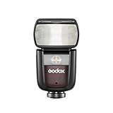 Godox V480N TTL-Kamerablitz für Nikon-Kamerablitz Speedlite Speedlight Light, GN50, 7,2 V/2200 mAh Li-Ionen-Akku, 650 Blitze mit Voller Leistung, 1,7 s Wiederaufladezeit, 10-Stufiges LED-Einstelllicht