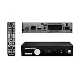 Sky Vision 150 T-HD Italiano DVB-T & DVB-T2 Receiver für Italien, Digital Receiver mit Dolby Digital Plus Unterstützung, HD Receiver mit mehrsprachiger Menüführung und Installationsassistenten