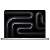 Apple MacBook Pro 2023, M3 Pro-Chip mit 12-Core CPU und 18-Core GPU (16-Zoll, 18 GB RAM, 512 GB SSD-Speicher) (QWERTY Englisch) Silber (Generalüberholt)