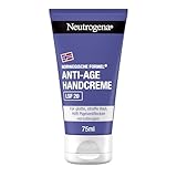 Neutrogena Norwegische Formel Anti-Age Handcreme mit LSF 20 (75 ml), pflegende Feuchtigkeitscreme mit Kollagen und stimulierenden Mineralien für glatte, straffe Haut