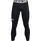 Under Armour Herren UA CG Armour Leggings, ultrawarme Sportleggings, Laufhose für Männer mit 4-Way-Stretch und Anti-Geruchs-Technologie, Schwarz / / Weiß, MD