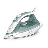 Tefal Virtuo 30 Dampfbügeleisen, 2000 W, 27 g/Min. Dampfabgabe, 120 g/Min. Dampfstoß, 30 Sek. Aufheizzeit, Vertikaldampf, Tropfstopp, Präzisionsbügelspitze, Eukalyptus, FV2C42E0
