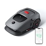 MOVA 1000, Mähroboter 3D-LiDAR kabellose Einrichtung & genaue Kartierung bis 1.000 m², Smarte Hindernisvermeidung, App-Steuerung, Verbesserte Geländeräder, U-förmiges Schneiden, Schnelles Laden