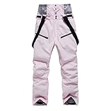 Skihose Herren Gefüttert Mit Träger Schneehose Winter Wasserdicht Snowboardhose Latzhose Winterhose Warm Thermo Outdoorhose Mit Hosenträger Ski Hosen Für Männer Softshellhose Winddicht Skibekleidung