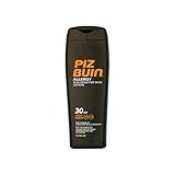 PIZ BUIN Allergy Sensitive Skin Sun Lotion LSF 30 – Feuchtigkeitsspendende Sonnencreme für Allergiker - gegen Hautirritationen – Wasserfeste Sonnenlotion für sonnenempfindliche Haut – 200ml