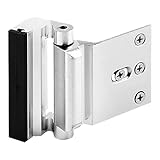 ELAYARD Sicherheits türverstärkungsschloss aus Robustem Metall Tragbares Einsteckschloss für Innentüren Vielseitig Kompatibel Metall Zuverlässiger Einbruchschutz für Zuhause und Büro
