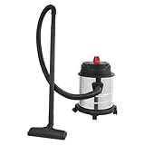 Nass-Trockensauger TC-VC 1820 S (1250 Watt, Edelstahlbehälter 20l, Blasanschluss, 4 Rollen, Schlauchsystem Ø36mm inkl. Saugschlauch + Verlängerung, Kombidüse + Filter), Schwarz