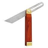 BOULESENM Schmiege Winkelmesser,Winkelmesser Metall Verstellbarer T-Schmiege Multifunktionswinkel,Winkelschmiege,Edelstahl Winkelschmiege mit Feststellfunktion Gehrmaß Winkel