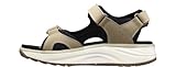 JOYA Komodo Beige, Outdoor-Sandalen für Damen aus Leder und Mesh, beige, 39