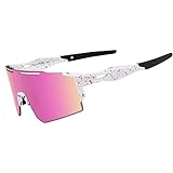 Eninedeuisou Sonnenbrille Fahrradbrille für Herren Damen UV 400 Schutz Schutzbrille MTB Sportbrille für Outdoorsport Radfahren Fahren Laufen Golf Baseball