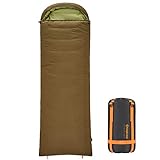 KingCamp Schlafsack Deckenschlafsack Daunenschlafsack 230x90 cm für Outdoor Camping 3-4 Jahreszeiten