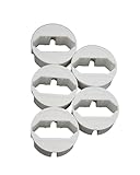 5x Pinfix Steckdosenadapter (weiß)