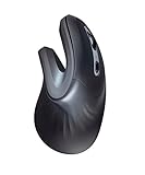 Trust Verro Ergonomische Funkmaus, Vertikaler Winkel von 60°, Vorbeugung Gegen Mausarm/Tennisarm (RSI Syndrom), 800-1600 DPI, 6 Tasten, Kabellose Vertikale Maus für PC und Laptop - Schwarz