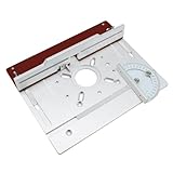 Robustes Metall Frästisch for Oberfräse, Fräslift Einlegeplatte Aus Aluminiumlegierung, Oberfräsentisch Klappplatte for Holzfräswerkzeuge