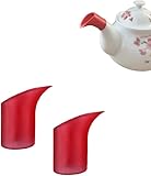 Teekanne Kaffeekanne Ausgießer auslaufsicher tropfenfester Silikon-Ausgießer 2pcs, POUR001