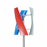 Windgenerator Windrad Windkraftanlage Garten Windturbine Vertikal 400W 24V,3 Blatt Windrad Windturbine Windkraftanlage