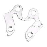 Xuanxi 1 Paar Fahrrad-Schaltwerk-Aufhänger, Rennräder, Rahmen, Getriebe-Endstück-Haken, Aluminiumlegierung, Adapter, Getriebe-Endstück-Haken, Fahrrad-Schaltauge