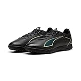 Puma Unisex Ultra 6 Play Tt Fußballschuh, Puma Black Fizzy Light Green Terrain, 43 EU