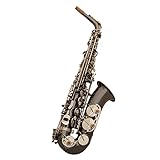 Professionelles E-Flat Altsaxophon Saxophon graviert Körpersaxophon mit Tasche Handschuhe
