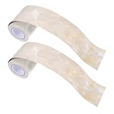COLLBATH 2 Rollen Selbstklebende Marmor Arbeitsplatten Aufkleber PVC Tapete für Küchenarbeitsplatten Sockelleisten und Möbel 5cm X 5m Spritzwasserfest und Feuchtigkeitsbeständig