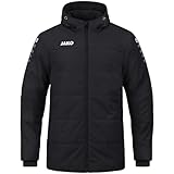 JAKO Unisex Kinder Team Coachjacke, Schwarz, 164 EU