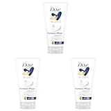 Dove Handcreme Intensiv mit PflegeDUO (intensive Feuchtigkeit und Tiefenpflege) speziell für sehr trockene Hände, 75ml (3er Pack)