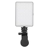 Telefon-Selfie-Licht, 40 LED-Clip-Fill-Videokonferenzlicht, Dimmung 3000 K Bis 9900 K, 0 Bis 359 Farben, Tragbares Licht für Telefon, Laptop, für Make-up, TikTok, Selfie, Vlog
