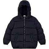 Petit Bateau Jungen Puffy Jacke, Blau Smoking, 10 Jahre