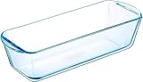 Dajar F03Z2 Pyrex Kastenform 28 cm, Glas, Transparent, 28 x 12 x 8 cm