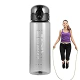 PHASZ Sport-Wasserflasche, Sport-Wasserflasche, auslaufsichere Reise-Trinkflasche mit Trinkschnabel, tragbare Outdoor-Trinkflasche für Reisen, versiegelte Flasche für Fitnessstudio, Alltag, Radfahren