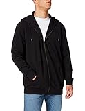 JACK & JONES Herren Jjebasic Zip Hood Noos Ps Cardigan Sweater, Schwarz, 4XL EU