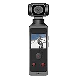 4K-Pocket-Action-Kamera, WiFi-Videocamcorder, 1,3-Zoll-Bildschirm, 16 MP Foto, 270 ° Drehbar, Unterstützung für Externes Mikrofon, Tragbare Kamera für Vlog