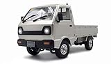 Amewi 22506 Scale Pritschenwagen Kei Truck 1:10, ferngesteuert, 2WD, RTR, bis zu 25km/h, Outdoor, ab 6 Jahre, Silber/grau, Groß