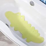 Morbuy Badewannenmatte Kinder rutschfest Maschinenwaschbar Duschmatte Antirutschmatte Badewanne Badematte mit Saugnäpfen, Starke Saugkraft (grünes Krokodil,95x34.5cm)