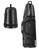Findway Golf Reisetasche mit Rädern und Hartschalen Oberteil Schutz für Golfschläger, robust, leicht und tragbar - ideal für Flugreisen, Fluggesellschaften und Reisen