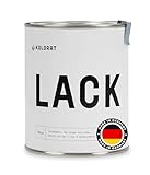 Kolorat® Möbelfarbe, weiß 750ml - Hochdeckender Lack für Innen & Außen - wasserbasiert & geruchsarm - Perfekt für Holz, Metall & Kunststoff - Kinderfreundlich nach DIN EN 71-3 - Made in Germany