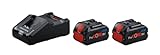 Bosch Professional 18V System Starter-Set (2x ProCORE 18V 8.0Ah Akku und das Ultraschnellladegerät GAL 18V-160)